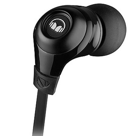 Monster MobileTalk Noise Isolating In-Ear Headphones, Midnight Black