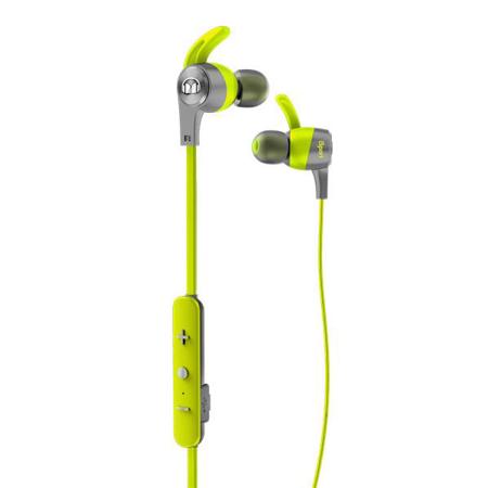 Monster Cable iSport Achieve In-Ear Bluetooth Wireless Headphones -Green 1018998