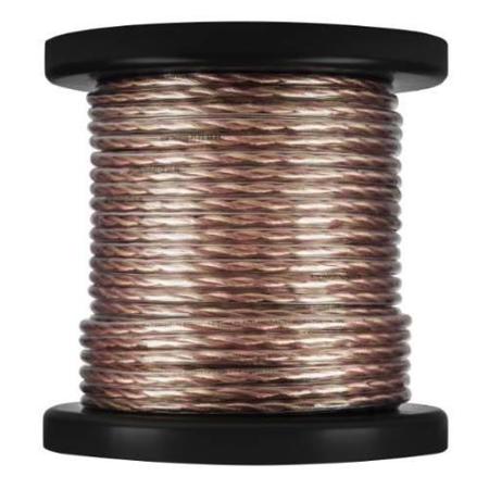 Monster Cable 100' Spool Black Platinum CL Rated XP Clear Jacket Speaker Cable