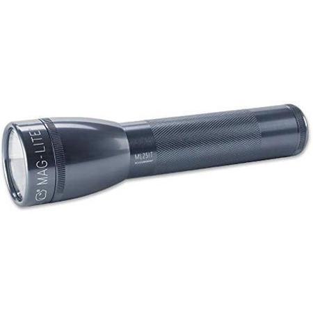 MagLite ML25IT 2-Cell C Xenon Incandescent Flashlight, 30 Lumens, Gray