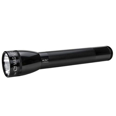 MagLite ML25IT 3-Cell C Xenon Incandescent Flashlight, 63 Lumens, Black