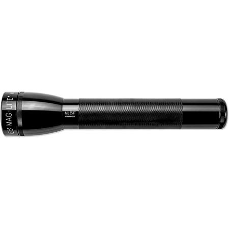 MagLite ML25IT 3-Cell C Xenon Incandescent Flashlight, 63 Lumens, Black