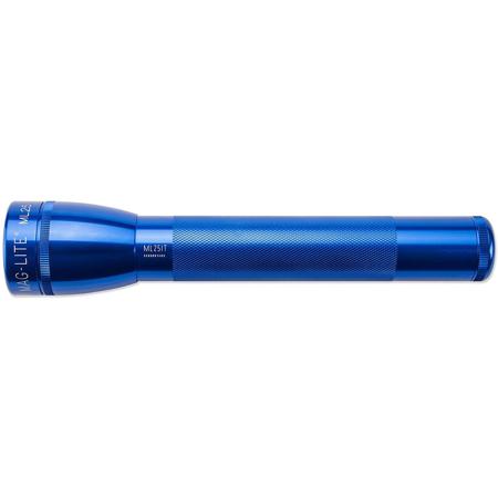 MagLite ML25IT 3-Cell C Xenon Incandescent Flashlight, 63 Lumens, Blue