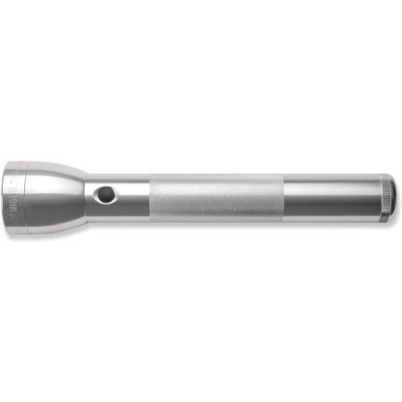 MagLite ML300L 2-Cell D LED Flashlight, Chipboard Packaging, Silver