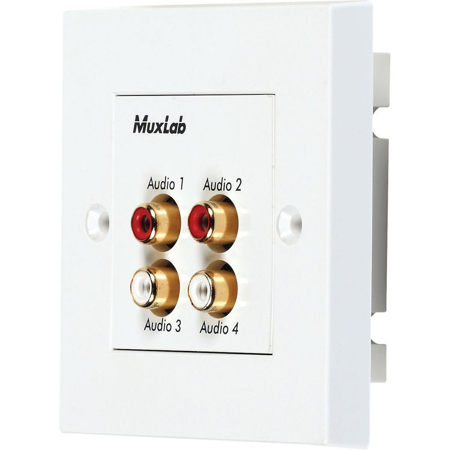 Muxlab Quad Audio Wall Plate Balun, United Kingdom