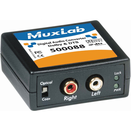 Muxlab Digital Audio Converter, Dolby & DTS