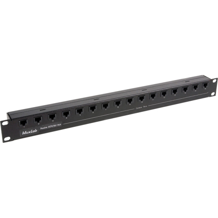Muxlab VideoEase Passive CCTV/GLI Hub, UTP/Coax