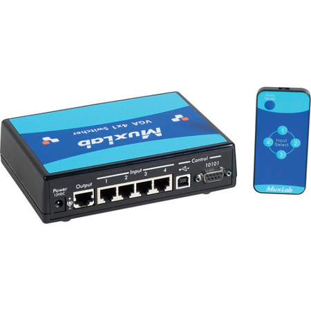 Muxlab VGA 4x1 Switcher, 110V
