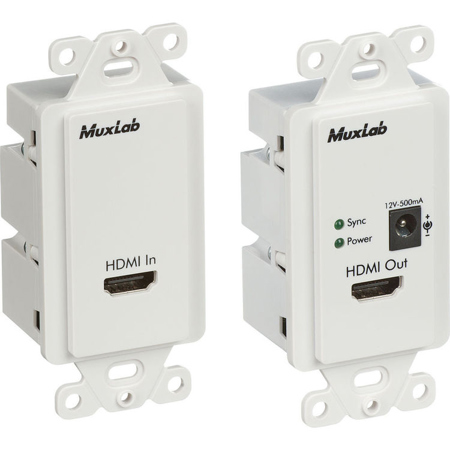 Muxlab HDMI Wall Plate Extender Kit, United States