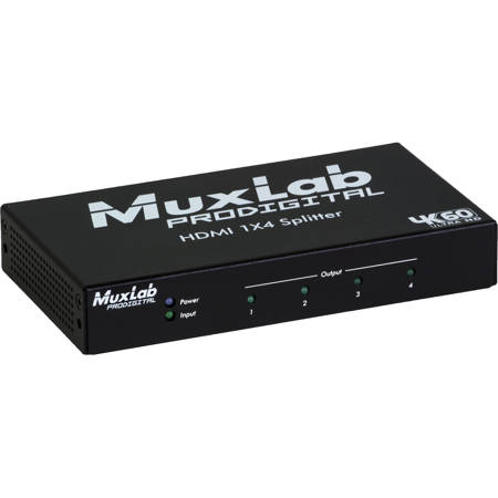 Muxlab 1x4 4K UHD HDMI Splitter