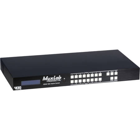 Muxlab 8x8 4K UHD HDMI Matrix Switcher, US