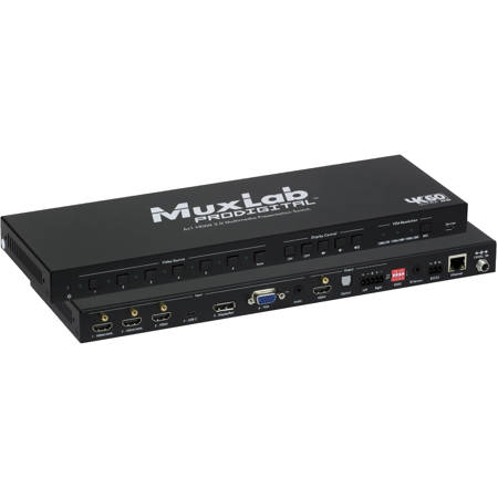 Muxlab 6x1 4K UHD HDMI 2.0 Multimedia Presentation Switcher