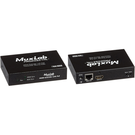 Muxlab 4K UHD HDMI HDBaseT Lite Extender Kit with PoE