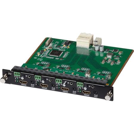 Muxlab 4 Channel HDMI/RS232 4K UHD Input Card for Multimedia 16x16 Matrix Switch