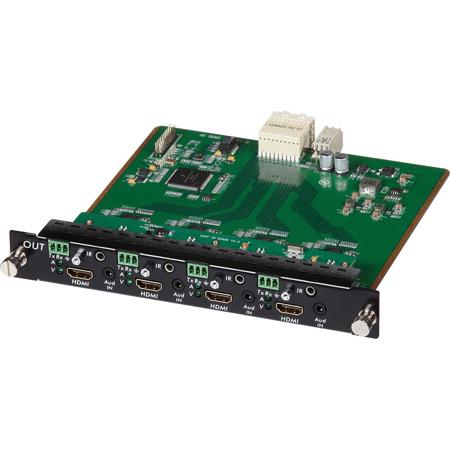 Muxlab 4 Channel HDMI/RS232 4K UHD Output Card for 16x16 Matrix Switch