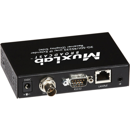 Muxlab 3G-SDI/RS232 Over IP Receiver with PoE