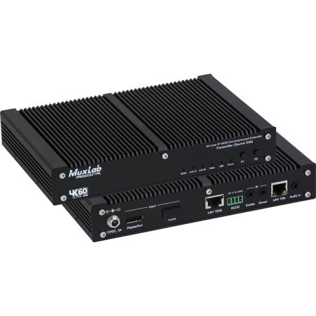 Muxlab 4K UHD AV Over IP Uncompressed UTP Transmitter, US