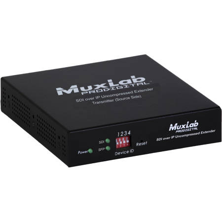 Muxlab 3G-SDI/ST2110 Over IP Uncompressed Transmitter, UTP Cat 6a/7 Cable