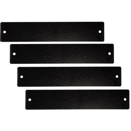 MuxLab Blank Filler Plate Kit for 500920 Rackmount Transceiver Chassis, 4-Pack