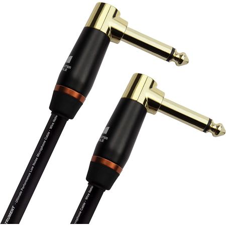 Monster Cable 8" Prolink Monster Bass Pro Audio Instrument Cable, Right Angle to Right Angle