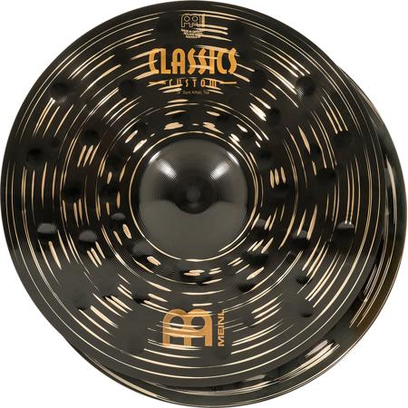 Meinl 14" Classics Custom Dark Hi-Hat Cymbal, Medium, Pair