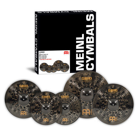 Meinl Classics Custom Dark Bonus Cymbal Set with Free 18" Crash Cymbal
