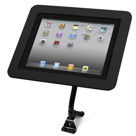 Maclocks Flex Arm with Metal Executive iPad Enclosure for iPad 1/2/3/4, Black