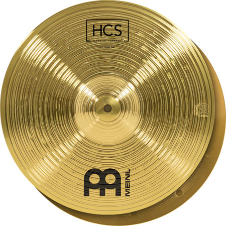Meinl HCS 13" Hi-Hat Cymbal, Medium, Traditional Finish, Pair