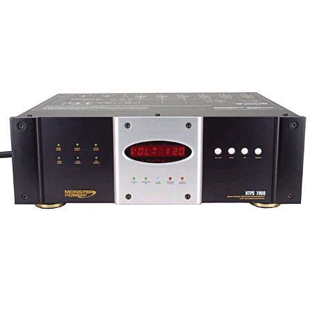 Monster Cable Monster Home Theater HTPS 7000 MKII PowerCenter, 12 Surge-Protected, Color-Coded Outlets, with Dual Balanced Pure Power and Clean Power Stage 5