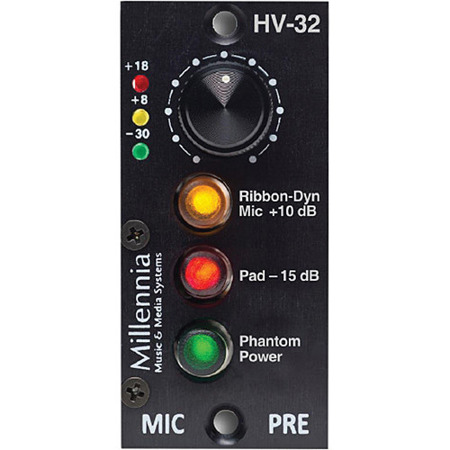 Millennia 200 Series HV-32 Single Channel Microphone Preamplifier Module