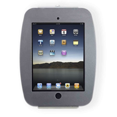 Maclocks Space iPad Enclosure Wall Mount with Security iPad Lock, Silver