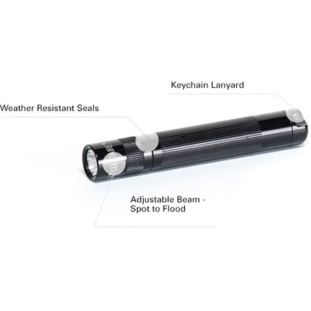 MagLite Spectrum Solitaire 1-Cell AAA Red LED Flashlight, Presentation Box
