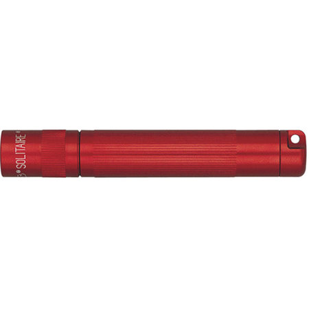 Maglite K3A036 Solitaire 1-Cell AAA Flashlight with Battery, Red