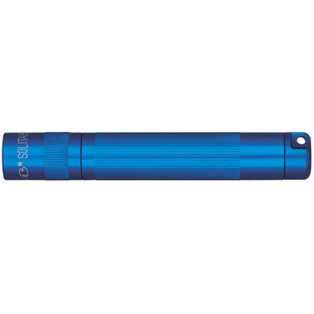 MagLite 1-Cell AAA Solitaire Incandescent Flashlight with Battery, Key Lead Lanyard, Blue