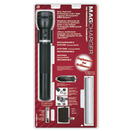 Maglite KRE1016 Rechargeable Flashlight with 12V/120V