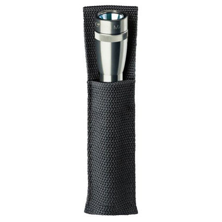 Maglite Mini 2-Cell AA Flashlight with Holster, Gray