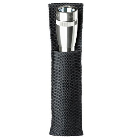 Maglite Mini 2-Cell AA Flashlight with Holster, Silver