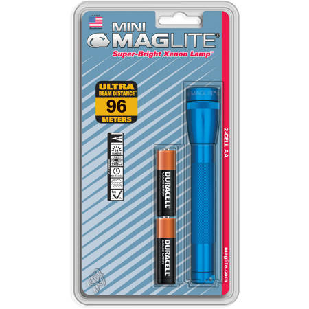 Maglite Mini Maglite 2-Cell AA Flashlight, Blue