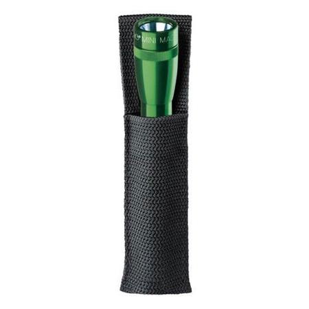 MagLite Mini Maglite 2-Cell AA Flashlight with Holster, 14 Lumens, Dark Green