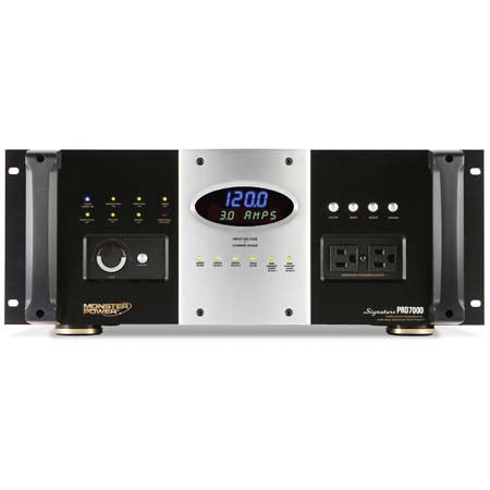 Monster Cable Monster Signature Series Pro Power 7000 PowerCenter UHC, 20A/100A Peak, 14 Outlets, Stage 5