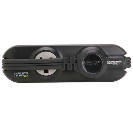 Monster Cable 121501 Power Outlets To Go, Black