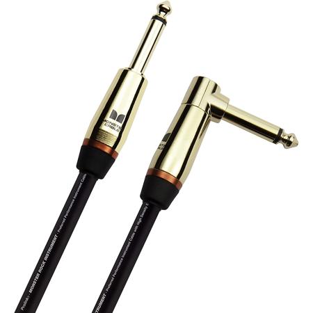 Monster Cable 12' Prolink Monster Rock Pro Audio Cable, Right Angle to Straight