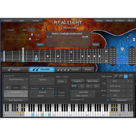 MusicLab RealEight 8 String Electric Guitar Virtual Instrument Software Download 12 41398