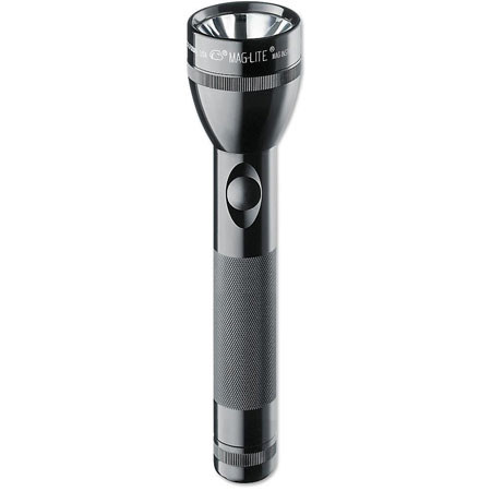 Maglite S2C016 2-Cell C Battery Flashlight, Black