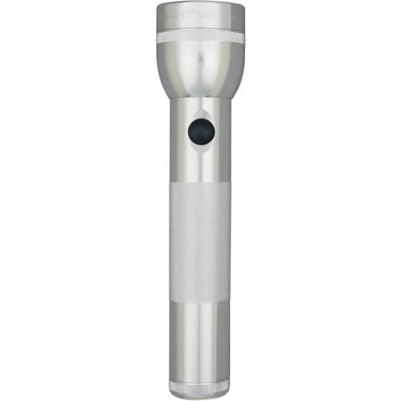 MagLite 2-Cell D Flashlight with 2 Xenon Lamps, 27 Lumens, Silver
