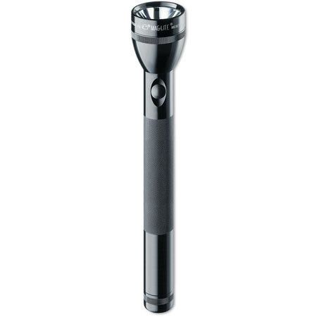 Maglite S4C016 4-Cell C Battery Flashlight, Black