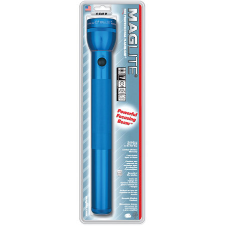 S4D116 4-Cell D Star Incandescent Flashlight, Blue