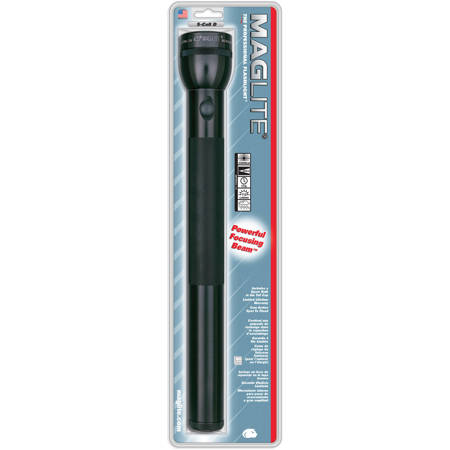 Maglite S5D016 5-Cell D Flashlight Hanging Pack, Black