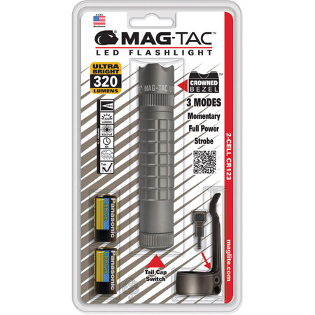Maglite SG2LRC6 Mag-Tac LED Flashlight, Urban Gray