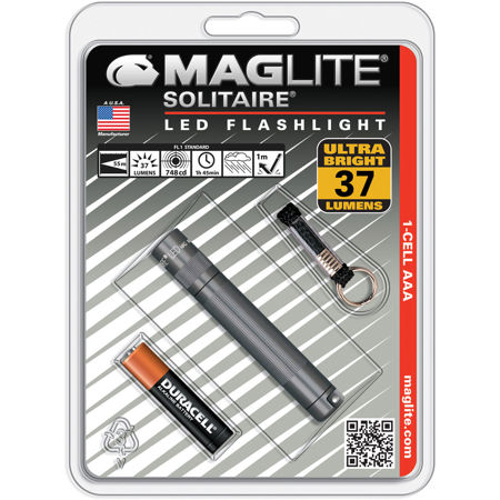 MagLite Solitaire 1-Cell AAA LED Flashlight, Blister Packaging, Dark Green
